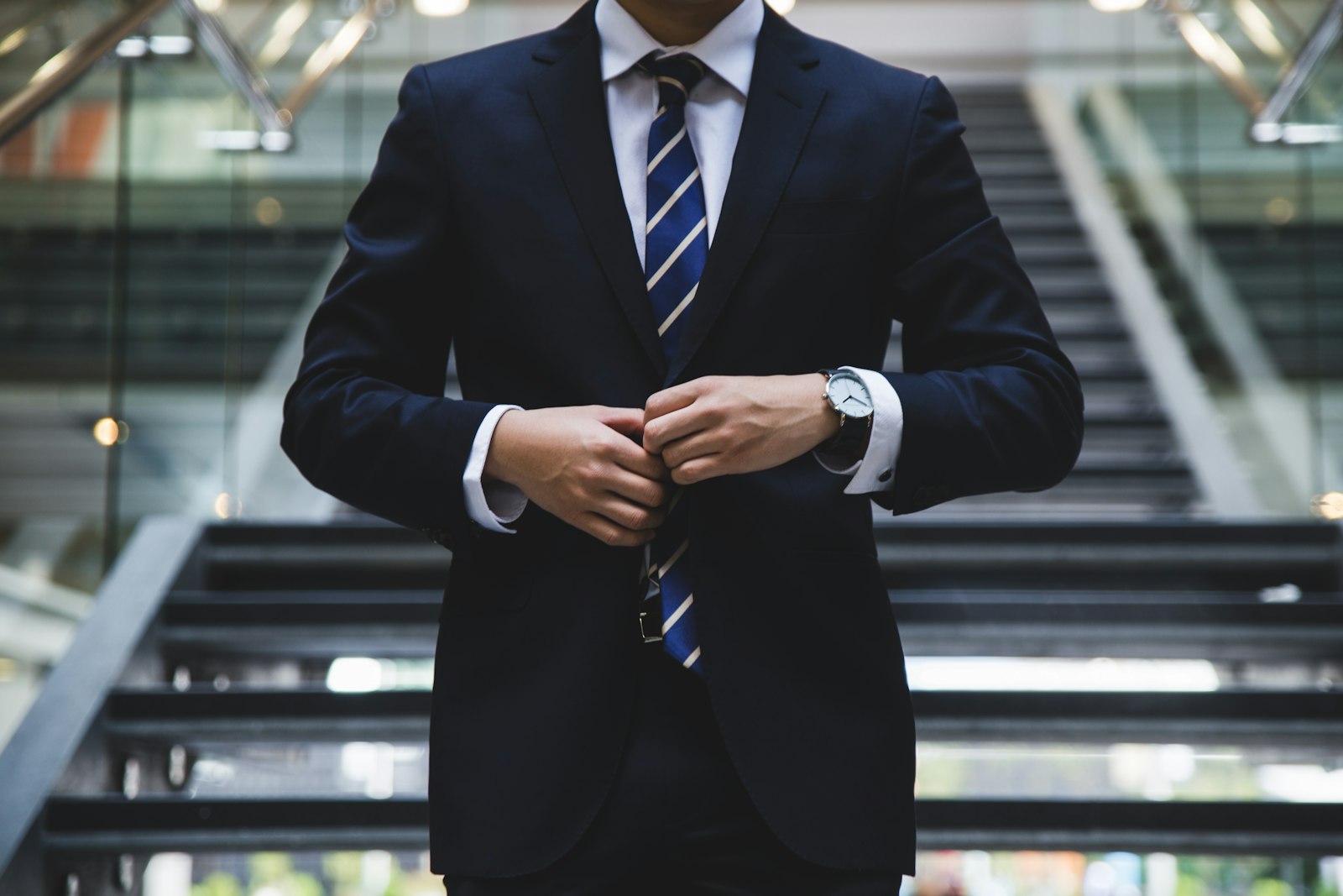 Business owner managing company finances